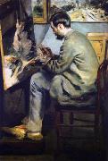 Portrait of Jean-Frederic Bazille Pierre-Auguste Renoir